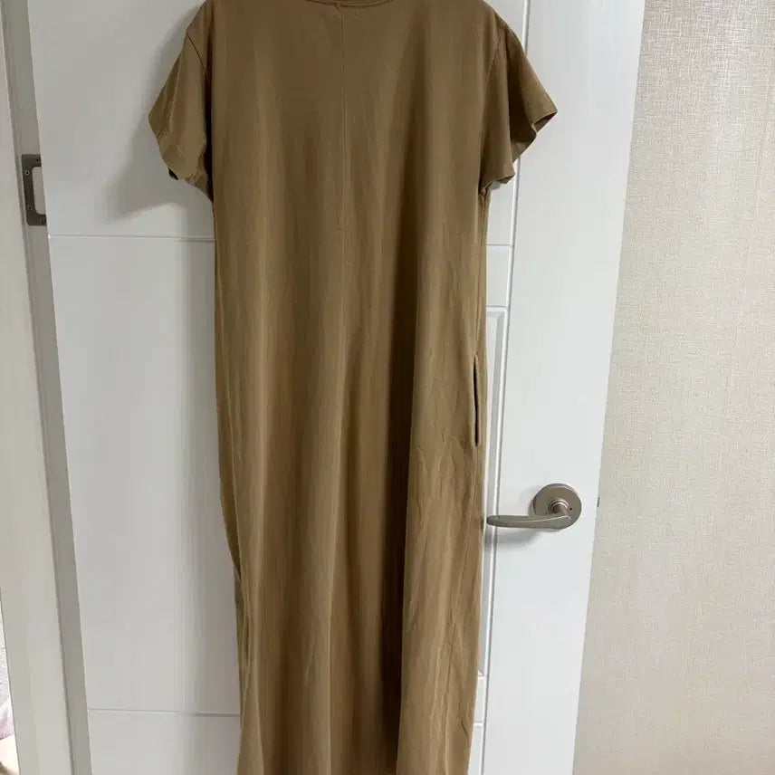 [BUNJANG] Vintage Cotton Long Dress / (일본 수입 빈티지)반팔 원피스 롱 면100 코튼 기본 M-L 캐주얼