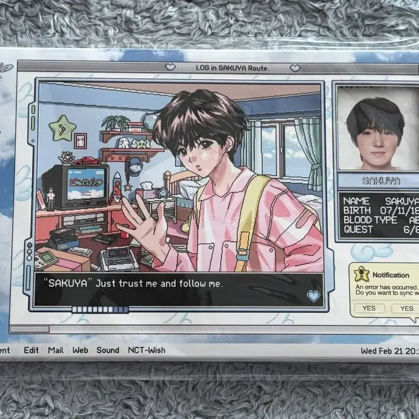 [BUNJANG] NCT WISH Sakuya Login MD Photocard Set / 엔시티 위시 사쿠야 로그인 엠디 포토 세트