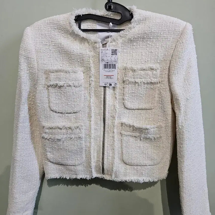 [BUNJANG] MANGO Tweed Crop Jacket XS / MANGO 망고 트위드 크롭 자켓 XS