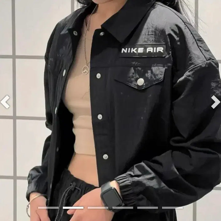 [BUNJANG] Nike Air Modest Cropped Woven Jacket (Size 90) / 나이키 에어 모디스트 크롭 우븐 자켓 90사이즈