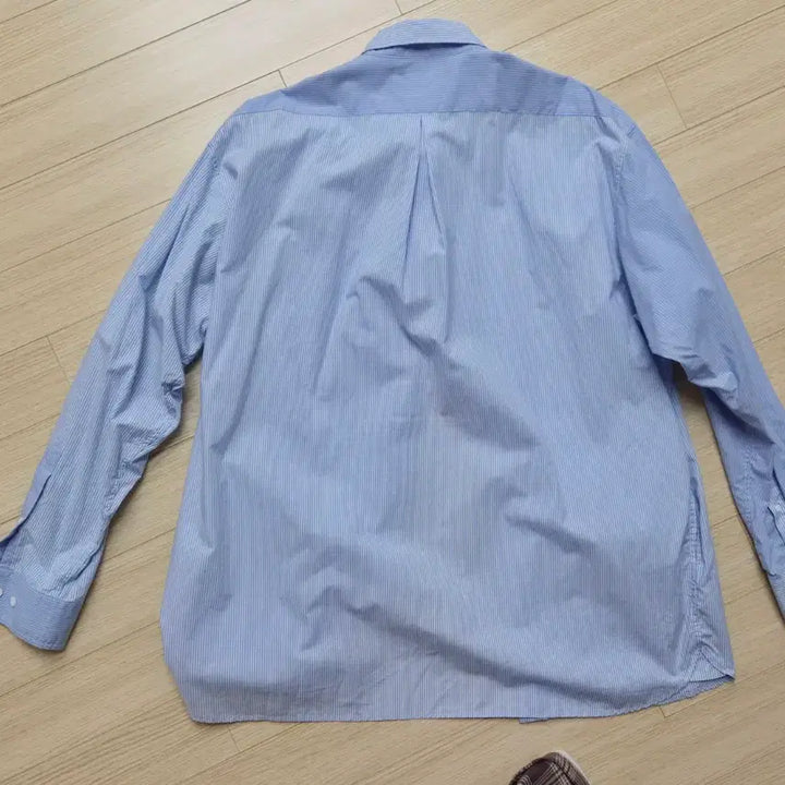[BUNJANG] Deutero 90s Mix Blue Shirt L / 듀테로 암피스트 90년대 믹스 블루 셔츠 L