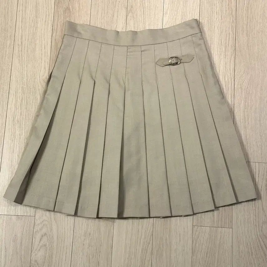 [BUNJANG] TILLIDIE Pleated Buckle Point Skirt / 틸아이다이 Buckle point pleats skirt