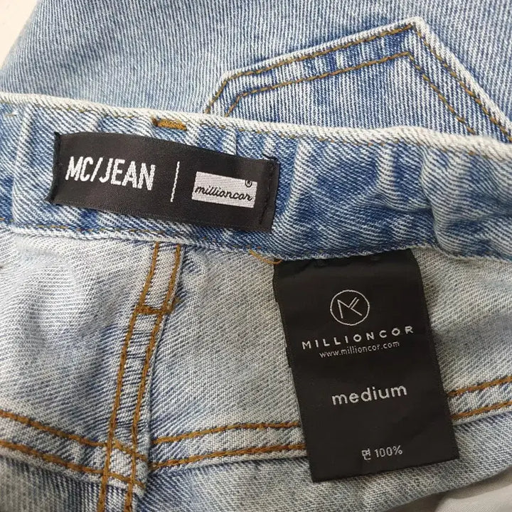 [BUNJANG] Million Cor Semi Wide Jeans (Size S) / (상태좋음)밀리언 코르 세미 와이드 청바지 S사이즈