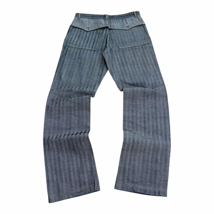 [SOLD OUT] 일본판)에비수 헤링본 패턴 포켓 코튼 팬츠