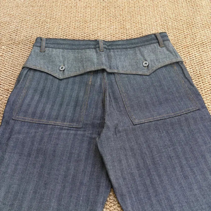 [SOLD OUT] 일본판)에비수 헤링본 패턴 포켓 코튼 팬츠