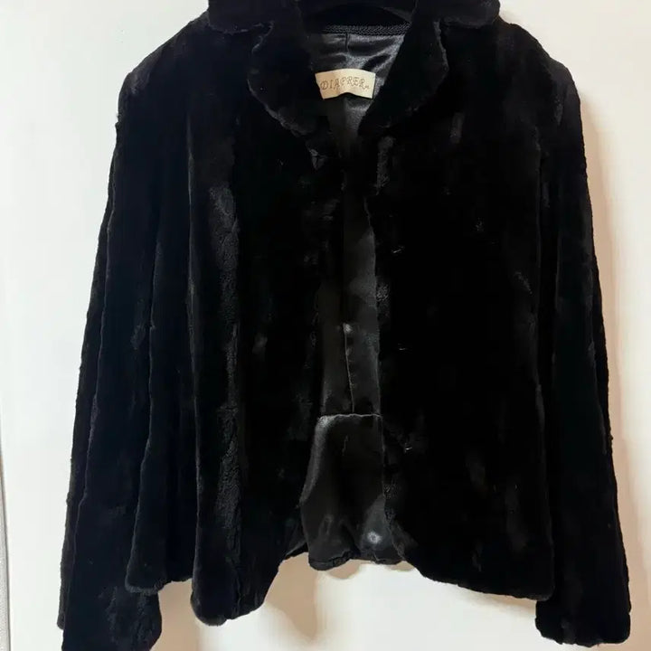 [BUNJANG] Premium Black Mink Coat Jacket (Slim Fit, Half Length) / 프리미엄 블랙 깎은 밍크 코트자켓 (슬림핏 / 하프기장)