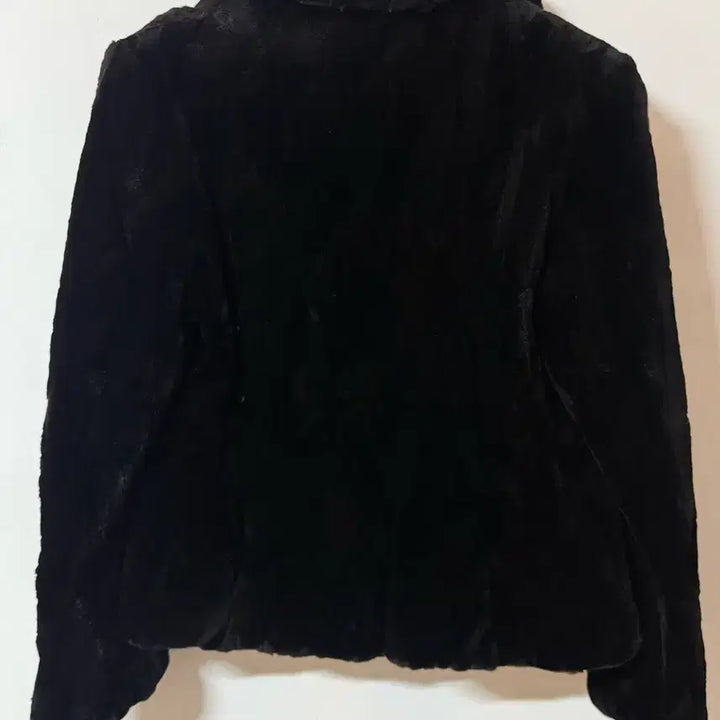 [BUNJANG] Premium Black Mink Coat Jacket (Slim Fit, Half Length) / 프리미엄 블랙 깎은 밍크 코트자켓 (슬림핏 / 하프기장)