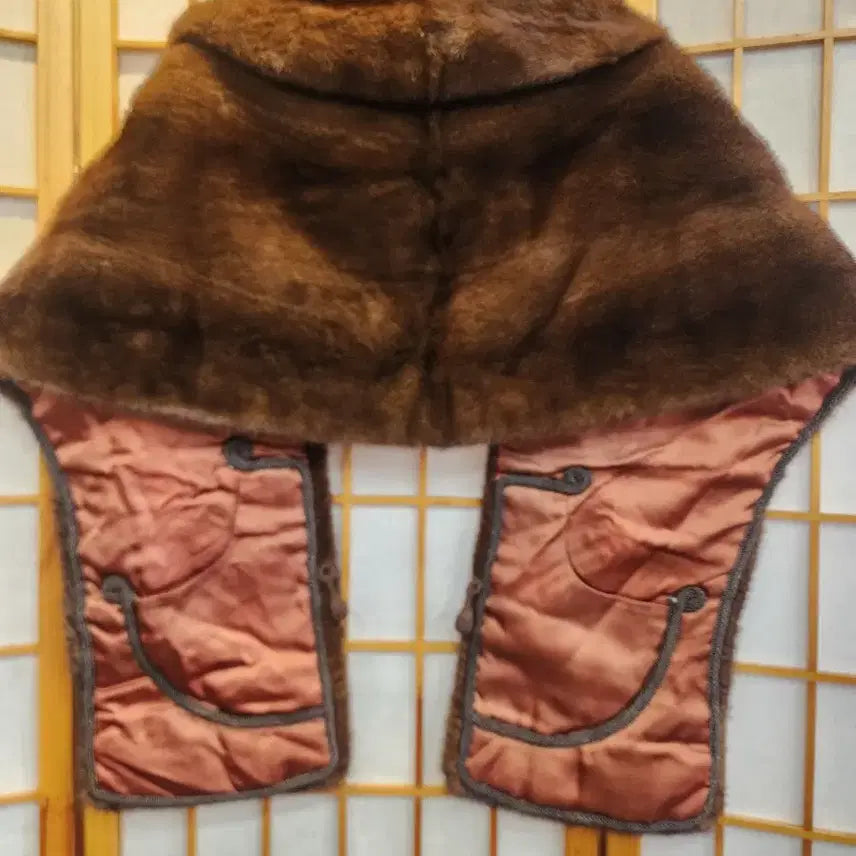 [BUNJANG] Jindo Brown Mink Shawl / 진도 JINDO 갈색 밍크 숄