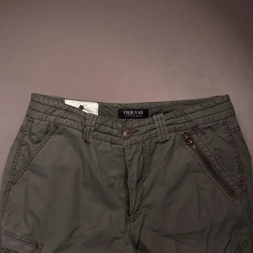 [BUNJANG] Vintage Grunge Shirred Cargo Pants C437 / 빈티지 그런지 셔링 카고팬츠  C437