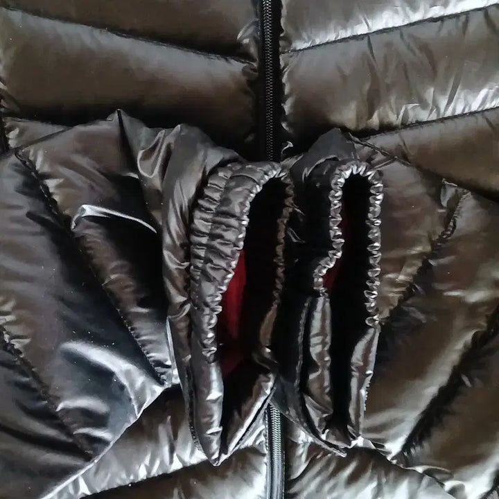 [BUNJANG] Adidas Black Lightweight Padded Jumper / 아디다스 블랙 경량 패딩 점퍼