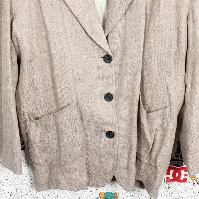 [BUNJANG] MUSEE DE OZO Linen Jacket / 여성F/ MUSEE DE OZO 린넨 자켓 BG 30-23