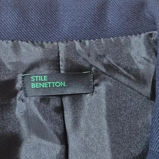 [BUNJANG] Benetton Navy Single Coat / <새옷> 베네통 네이비 싱글코트 44(55가능)