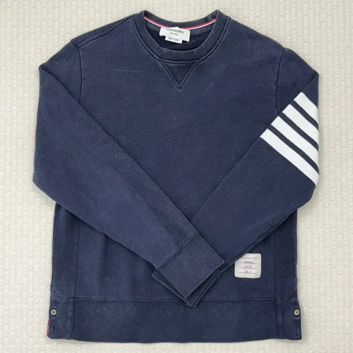 [BUNJANG] Thom Browne Navy 4-Bar Sweatshirt / 톰브라운 네이비 4선 맨투맨
