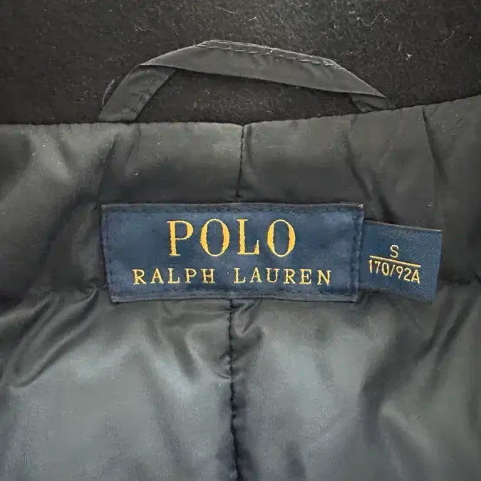[BUNJANG] Polo Ralph Lauren Navy Padded Pea Coat / 폴로 랄프로렌 네이비 패딩 피코트