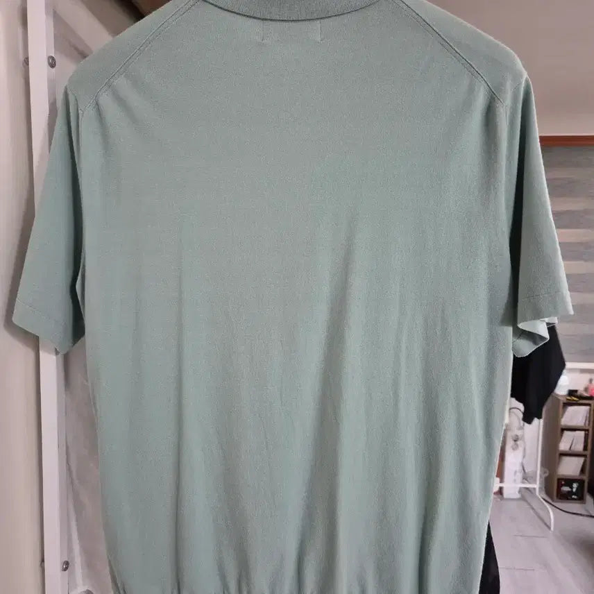 [BUNJANG] Time Homme Rayon Knit Polo T-shirt Mint 105 / 타임옴므 레이온 니트 PK 카라티 105 민트