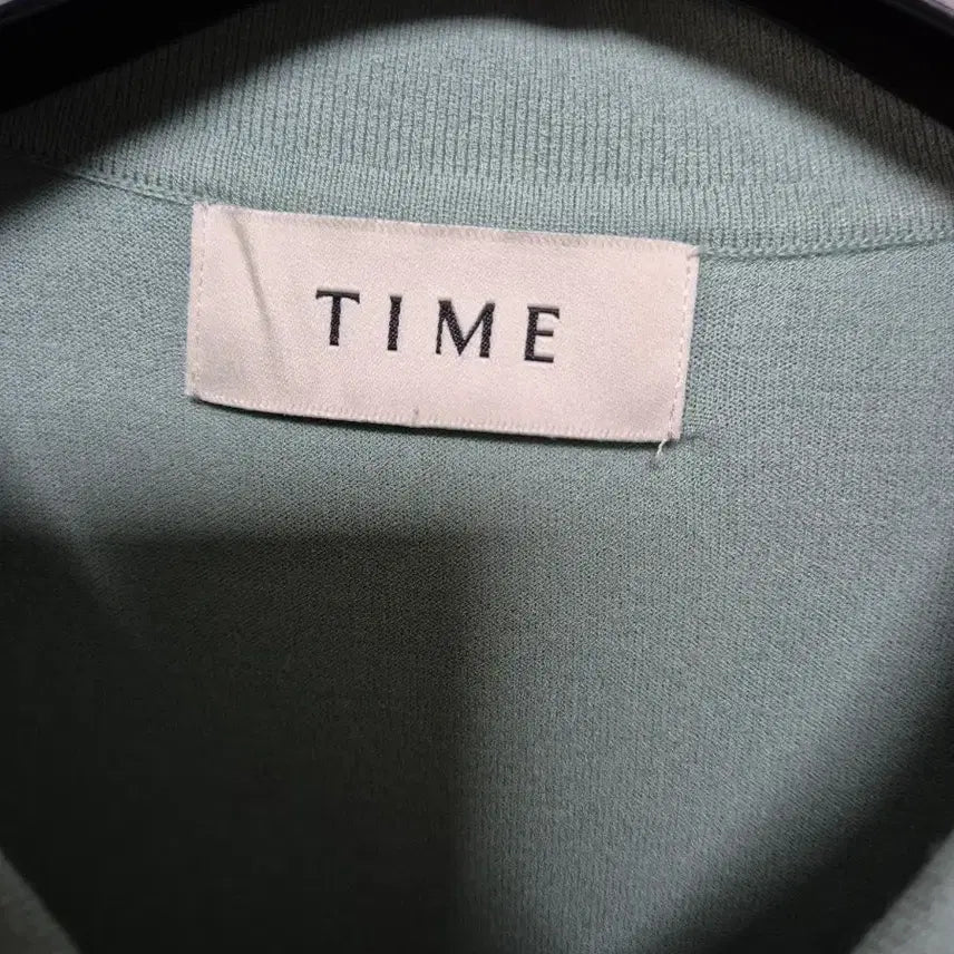 [BUNJANG] Time Homme Rayon Knit Polo T-shirt Mint 105 / 타임옴므 레이온 니트 PK 카라티 105 민트