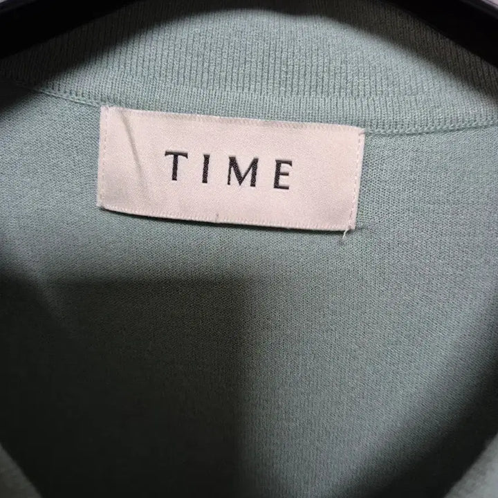 [BUNJANG] Time Homme Rayon Knit Polo T-shirt Mint 105 / 타임옴므 레이온 니트 PK 카라티 105 민트