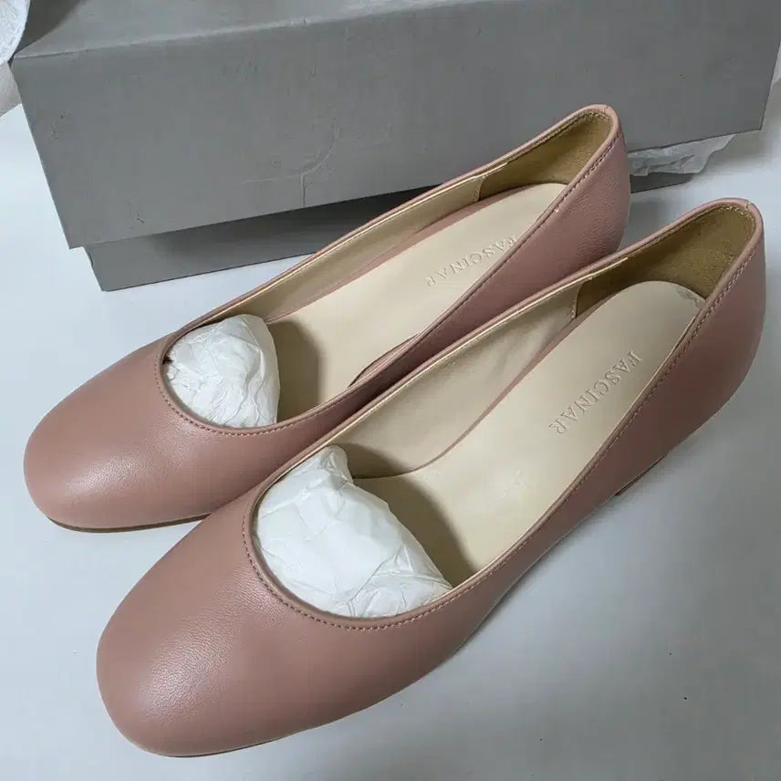 [BUNJANG] Fascina Handmade Pink Leather Shoes / 파시나르 수제화 구두 핑크 미착용 새상품