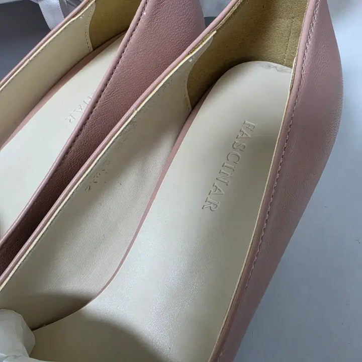 [BUNJANG] Fascina Handmade Pink Leather Shoes / 파시나르 수제화 구두 핑크 미착용 새상품