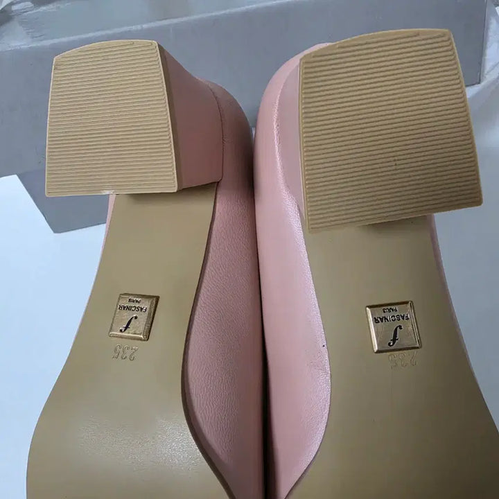 [BUNJANG] Fascina Handmade Pink Leather Shoes / 파시나르 수제화 구두 핑크 미착용 새상품