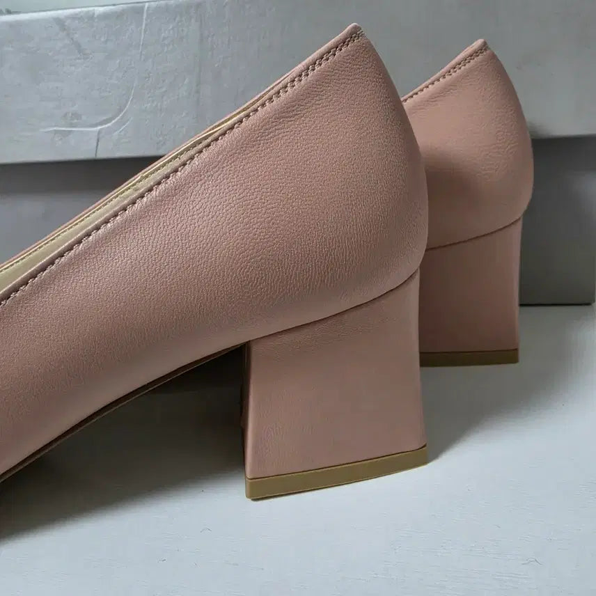 [BUNJANG] Fascina Handmade Pink Leather Shoes / 파시나르 수제화 구두 핑크 미착용 새상품