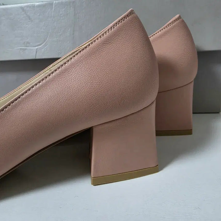 [BUNJANG] Fascina Handmade Pink Leather Shoes / 파시나르 수제화 구두 핑크 미착용 새상품
