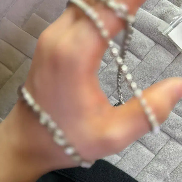 [BUNJANG] Numbering Silver Chain Belt / 넘버링 실버 체인벨트 