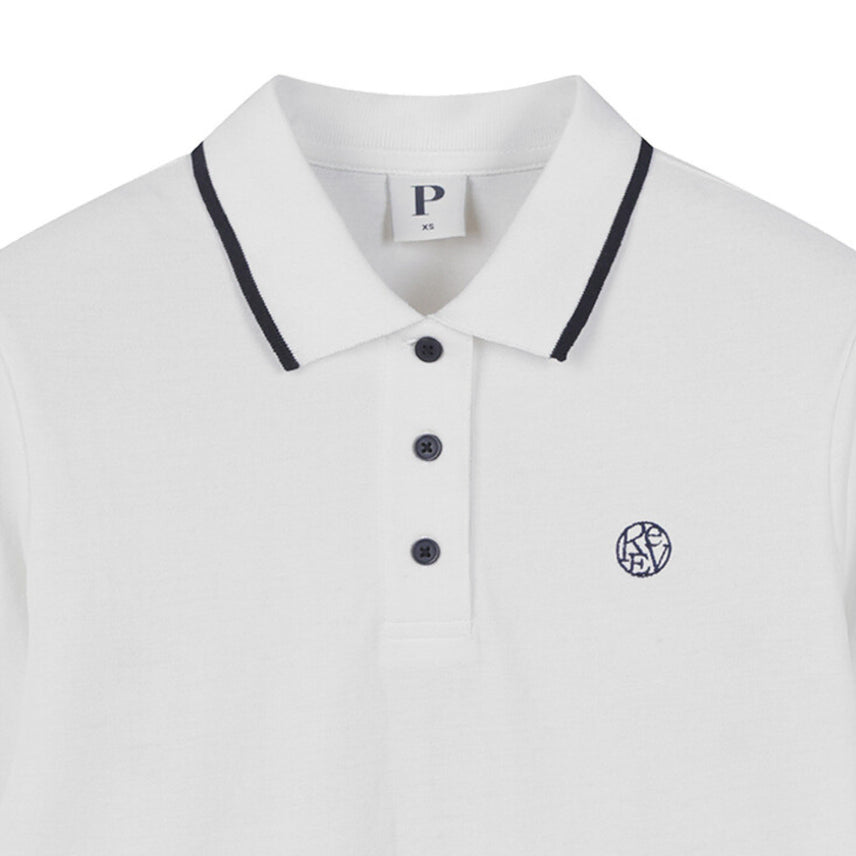 [BUNJANG] Polham PK Collar Crop T-shirt White 90 / 새) PK 카라 크롭 반팔티 화이트 90 미개봉 새상품