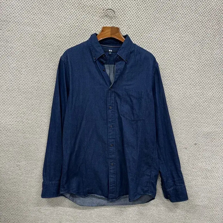 [BUNJANG] Uniqlo Casual Denim Shirt M / 유니클로 캐주얼 데님 셔츠 M A07847