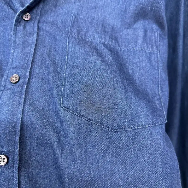 [BUNJANG] Uniqlo Casual Denim Shirt M / 유니클로 캐주얼 데님 셔츠 M A07847