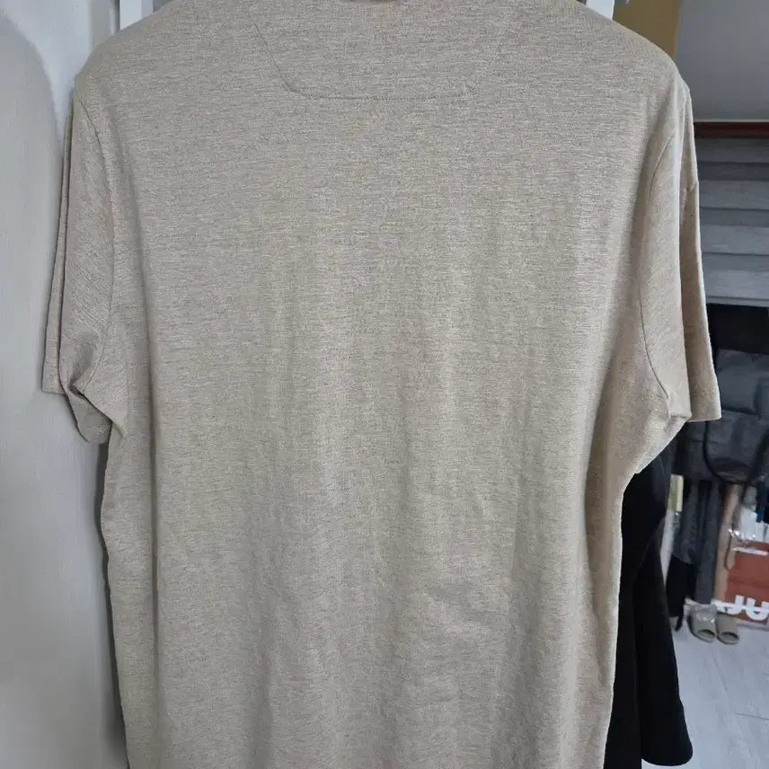 [BUNJANG] Time Homme Linen PK Polo Shirt / 타임옴므 린넨 PK 카라티 105 라이트베이지