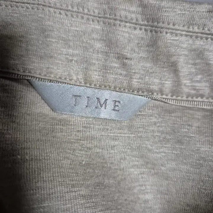 [BUNJANG] Time Homme Linen PK Polo Shirt / 타임옴므 린넨 PK 카라티 105 라이트베이지