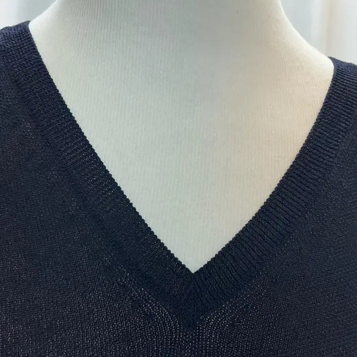 [BUNJANG] the CASHMERE V-Neck Short Sleeve Knit Top / the CASHMERE V넥 반팔 니트 블랙 새상품 85(S)새옷급