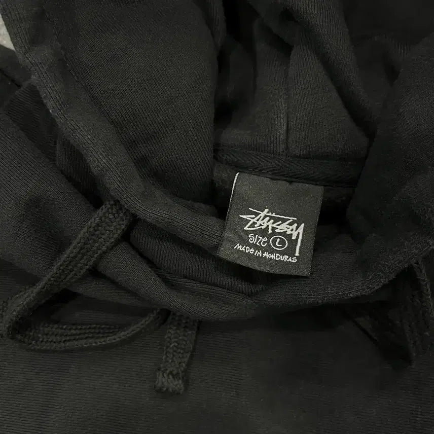[BUNJANG] Stussy Crown Hoodie Black / 스투시 크라운 후드 블랙