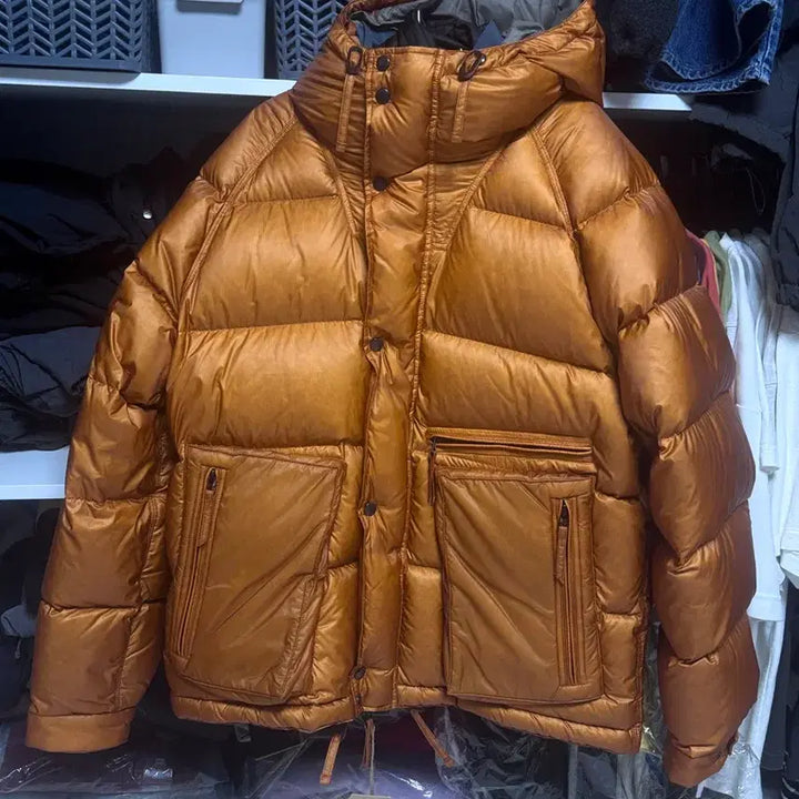 [BUNJANG] Eastlogue Airborne Down Jacket Orange XL / 이스트로그 에어본 다운 자켓 오렌지 xl