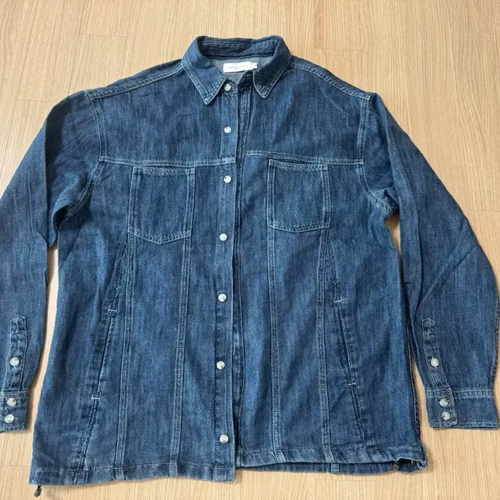 [BUNJANG] Public Denim Shirt Jacket / 퍼블릭 데님 셔츠자켓