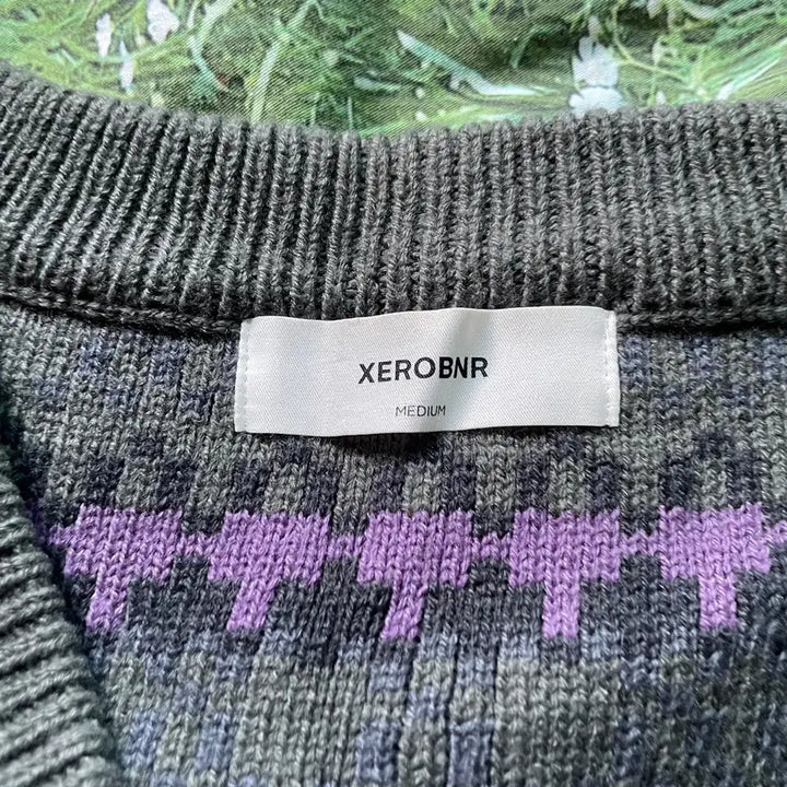 [BUNJANG] XERO Violet V-Neck Knit Vest / [XERO 제로] 바이올렛 니트 베스트 V넥 조끼 (바이올렛/M)