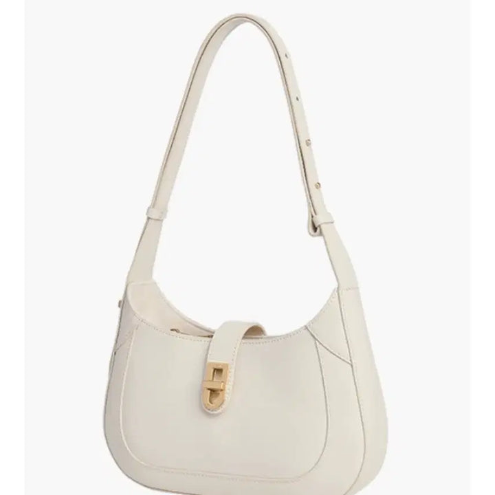 [BUNJANG] Elegant Paris Bonnie Russeller Shoulder Bag Ivory / 엘레강스 파리 보니 러셀러 숄더백 아이보리