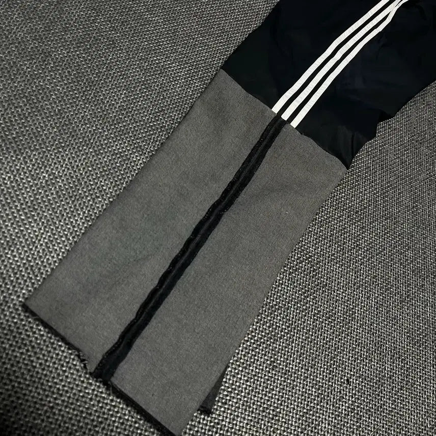 [BUNJANG] Adidas Black Track Pants Reconstructed / 아디다스 블랙 트랙 팬츠 리폼
