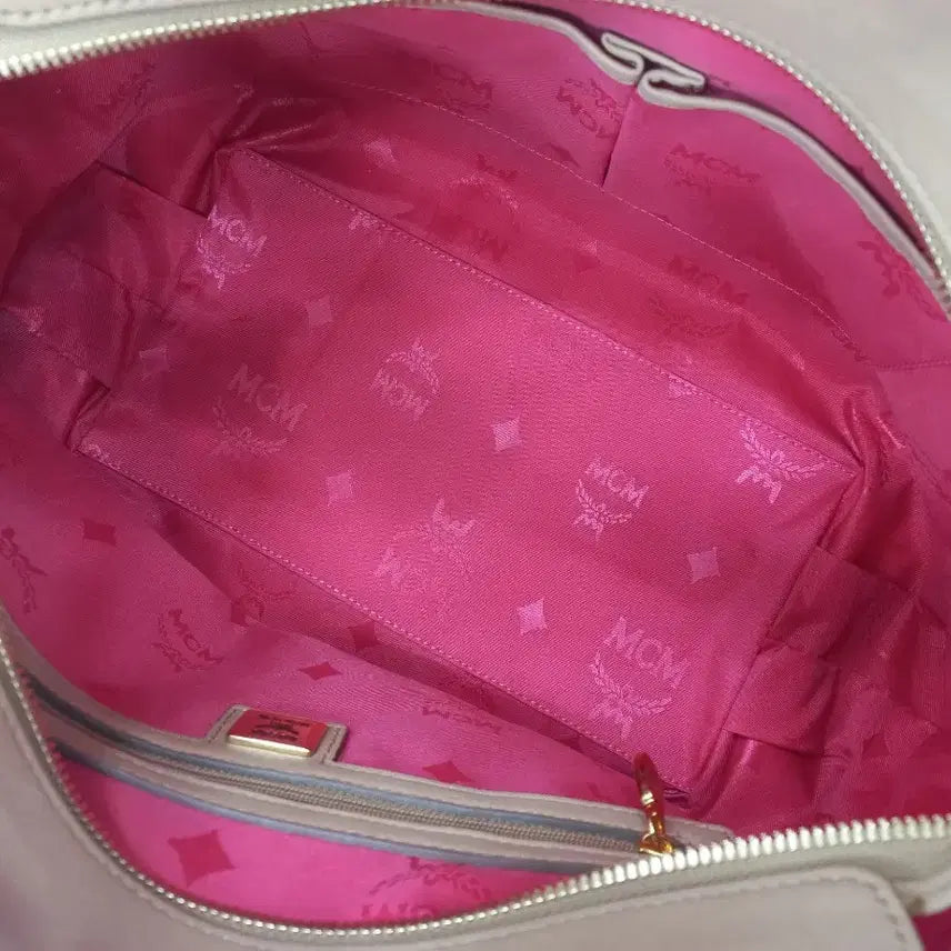 [BUNJANG] MCM Logo Tote Bag &amp; Shoulder Bag / MCM 로고 토트백 겸 숄더백