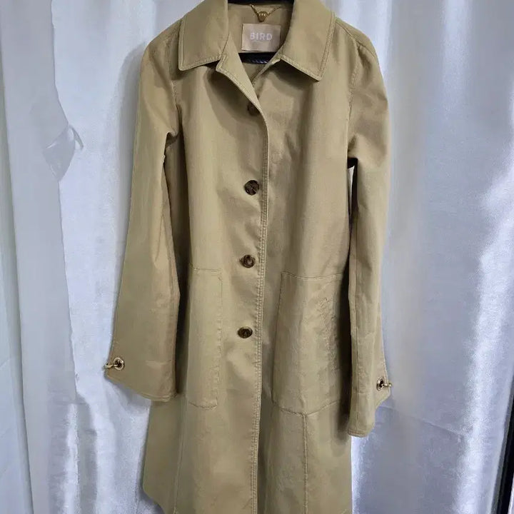 [BUNJANG] Hansum BIRD Beige Trench Coat / 한섬 BIRD  베이지색 트렌치코트 (1819)