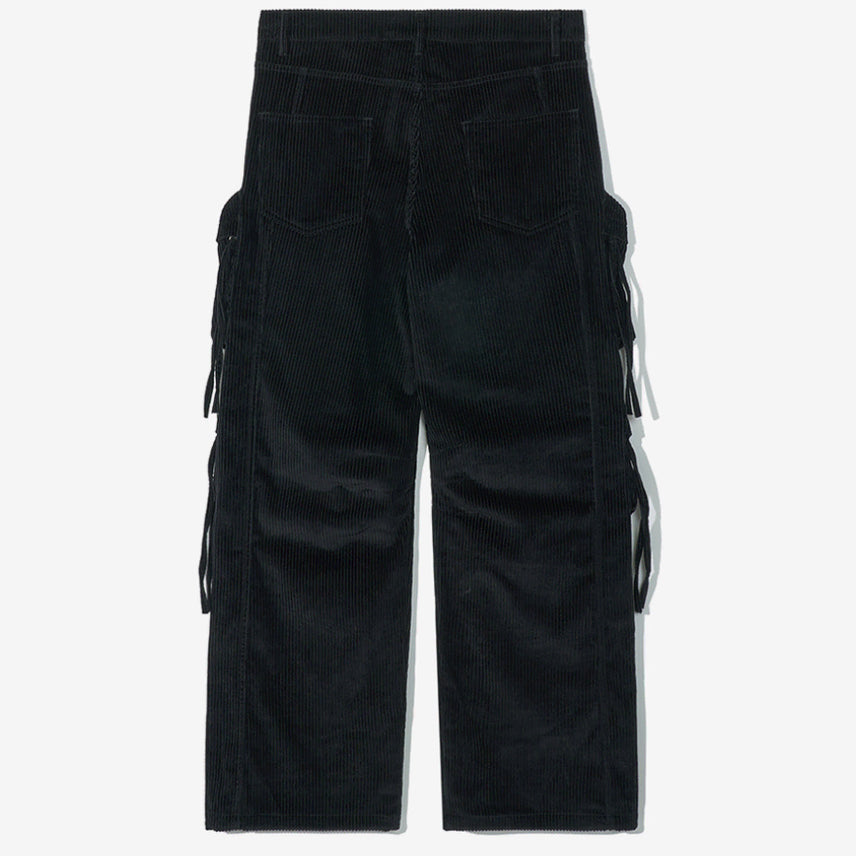 [BUNJANG] Partimento Corduroy Combat Cargo Pants (Black/M) / [파르티멘토] 코듀로이 컴뱃 카고 팬츠 (블랙/M)