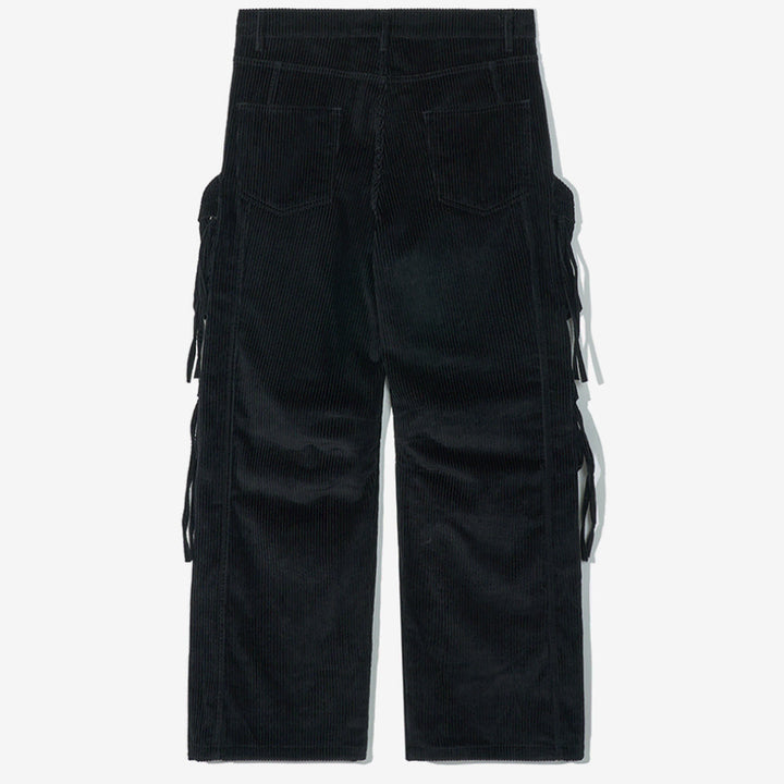 [BUNJANG] Partimento Corduroy Combat Cargo Pants (Black/M) / [파르티멘토] 코듀로이 컴뱃 카고 팬츠 (블랙/M)