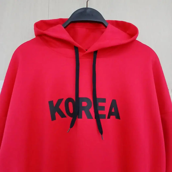 [BUNJANG] Nike Korea Dri-FIT Red Hoodie / 나이키 코리아 드라이핏 레드 후드티