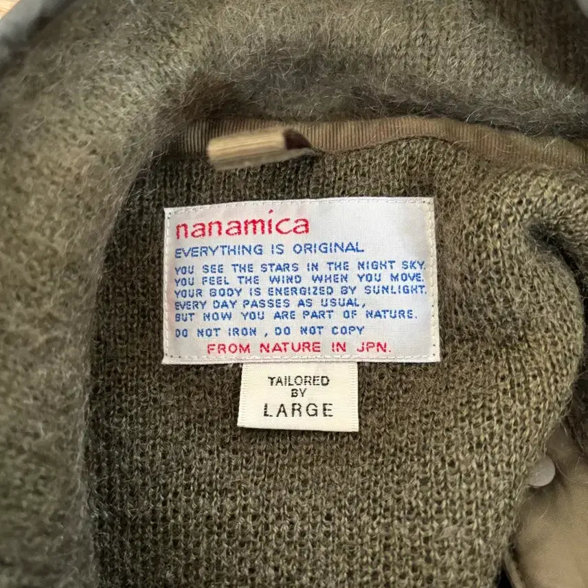 [BUNJANG] Nanamica Mohair Pullover L Size / 나나미카 모헤어 풀오버 L사이즈