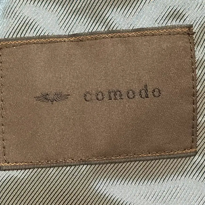 [BUNJANG] Comodo Lambskin Leather Blazer Jacket / Comodo 양가죽 3버튼 레더 블레이저 카코트