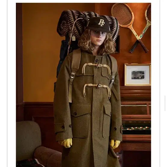 [BUNJANG] Penfield Docklands Dual Duffle Coat Olive / 펜필드 도클랜드 듀얼 더플 코트 올리브
