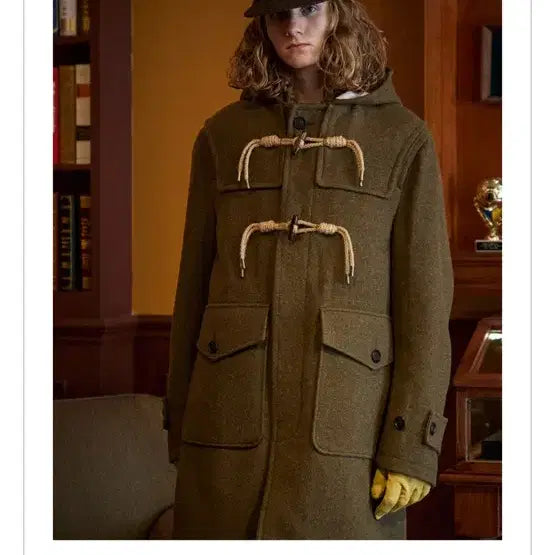 [BUNJANG] Penfield Docklands Dual Duffle Coat Olive / 펜필드 도클랜드 듀얼 더플 코트 올리브