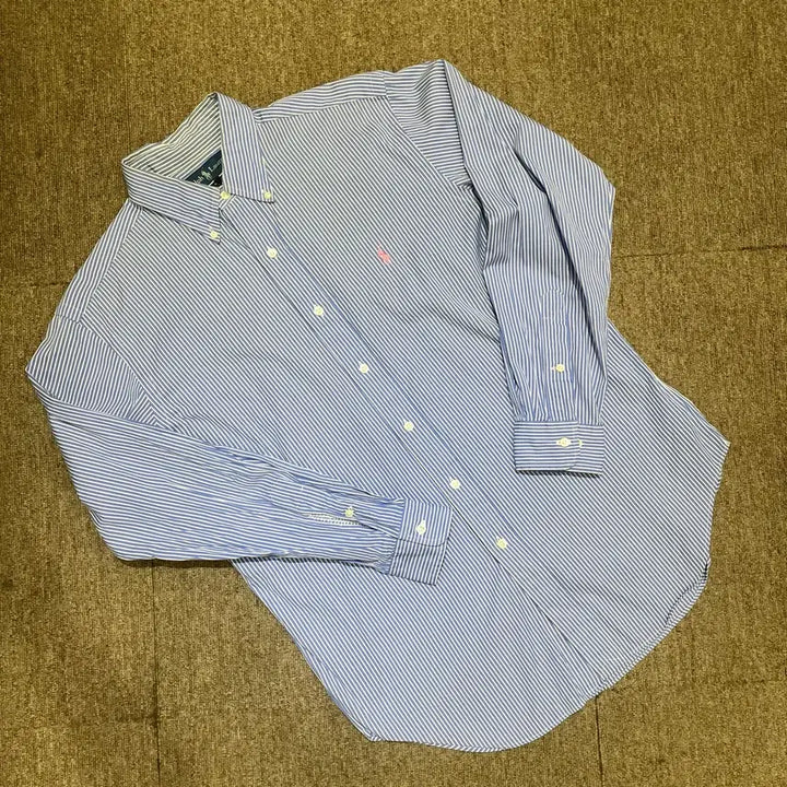 [BUNJANG] Polo Ralph Lauren Striped Shirt Classic Fit / (15 1/2) POLO 폴로 랄프로렌 스트라이프 셔츠 클래식 핏