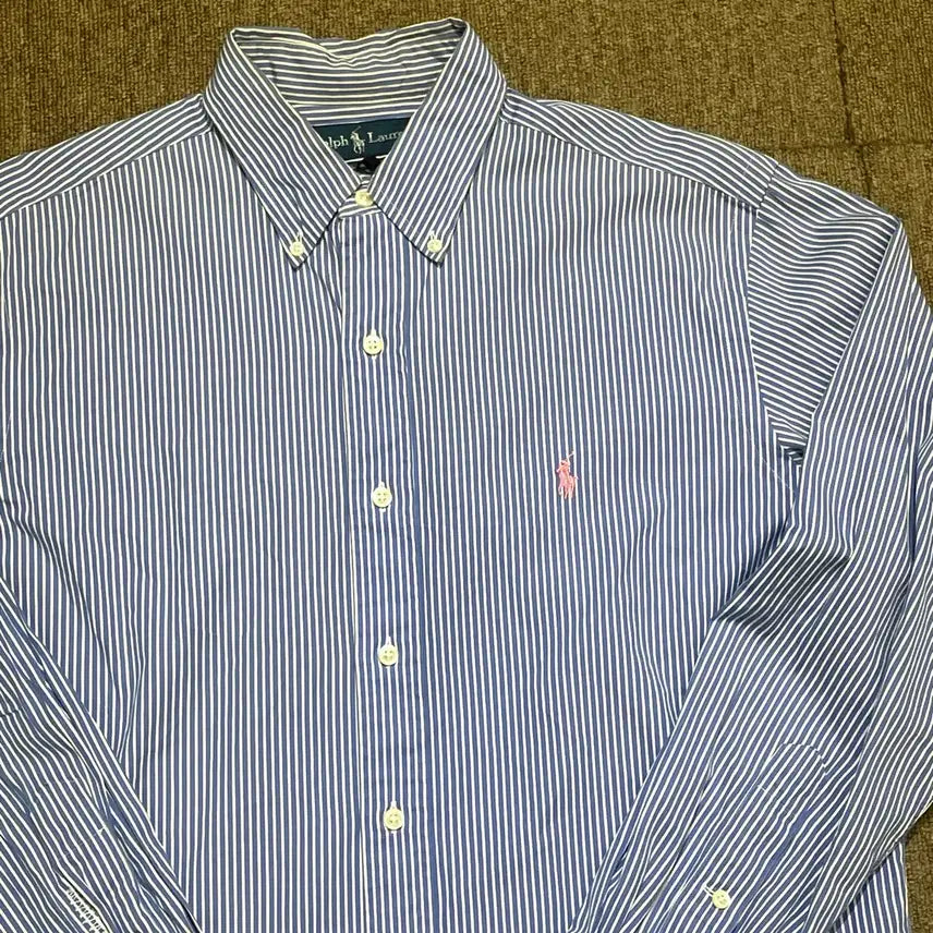 [BUNJANG] Polo Ralph Lauren Striped Shirt Classic Fit / (15 1/2) POLO 폴로 랄프로렌 스트라이프 셔츠 클래식 핏